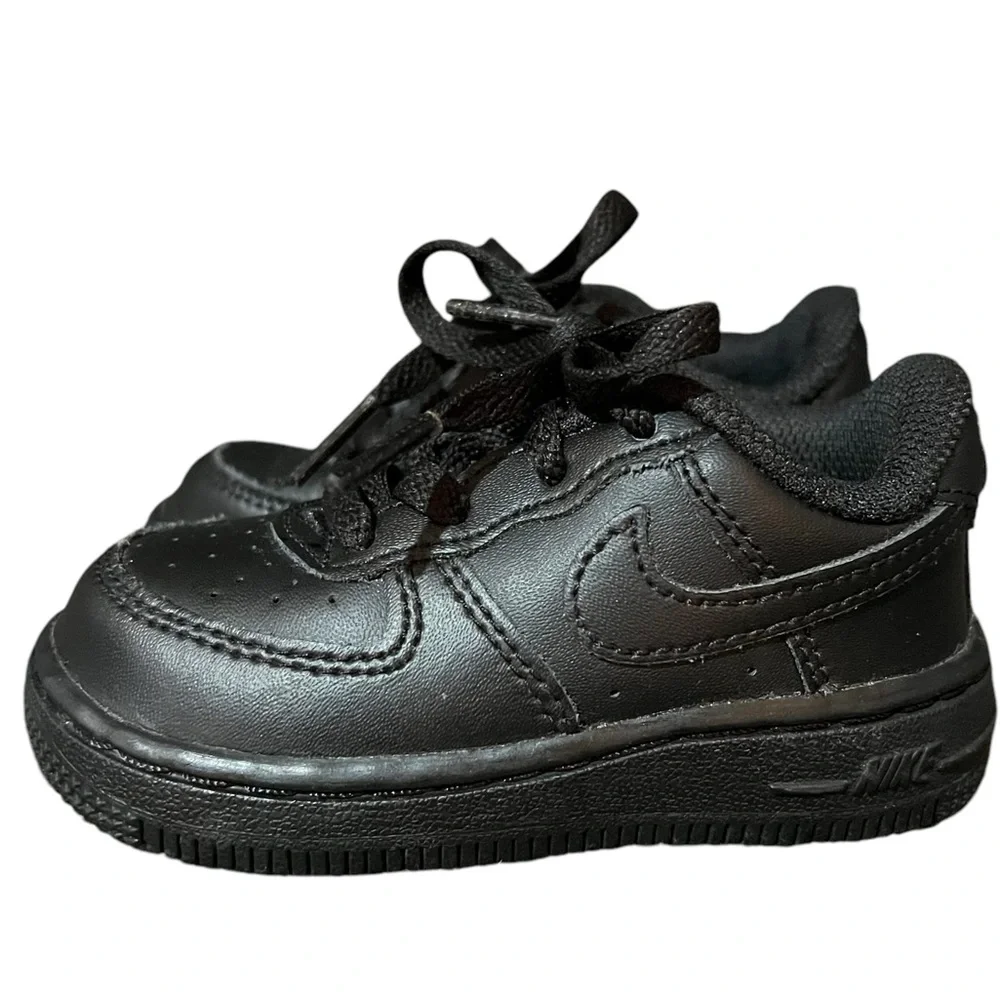 Nike Force 1 LE Baby/Toddler Shoe Sneakers‎ Size 5C Black